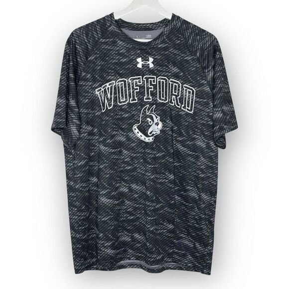 Under Armour Wofford College Shirt Terriers Gray Jersey Loose Fit Men’s Large - Picture 1 of 9